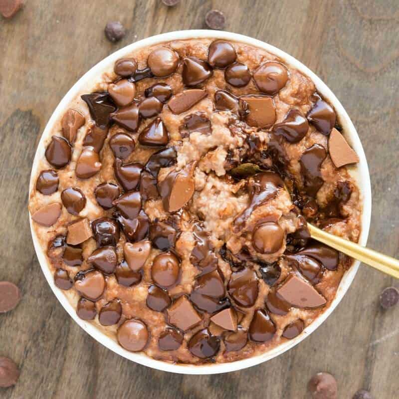 Chocolate Protein Overnight Oats (Vegan!)